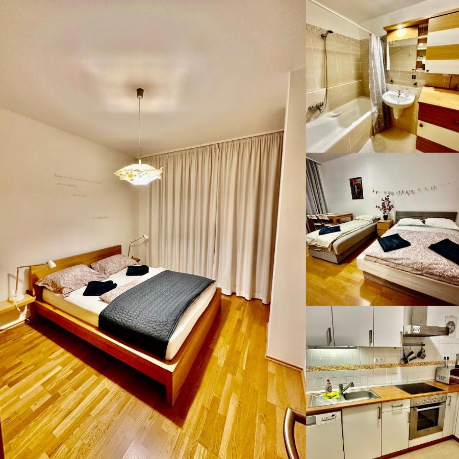 Central Apartment With Balcony Boedapest Buitenkant foto